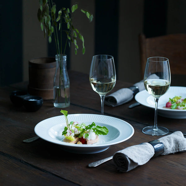 Pillivuyt Assiette Creuse Plissé Style Aile *