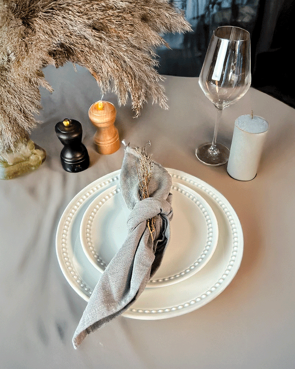 Pillivuyt Assiette Plate Beaded *