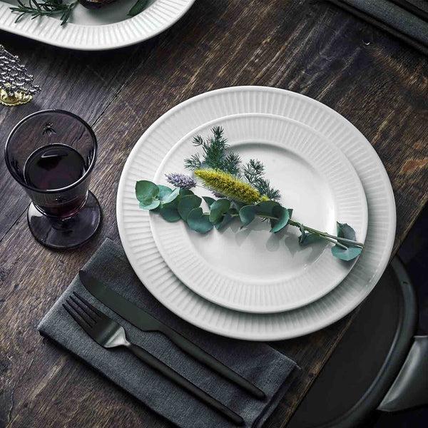 Pillivuyt Assiette Plate Plissé *