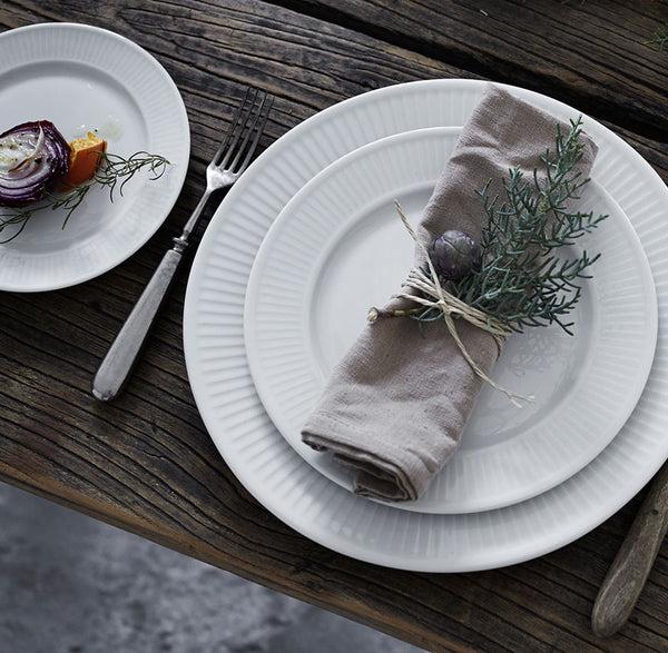 Pillivuyt Assiette Plate Plissé *