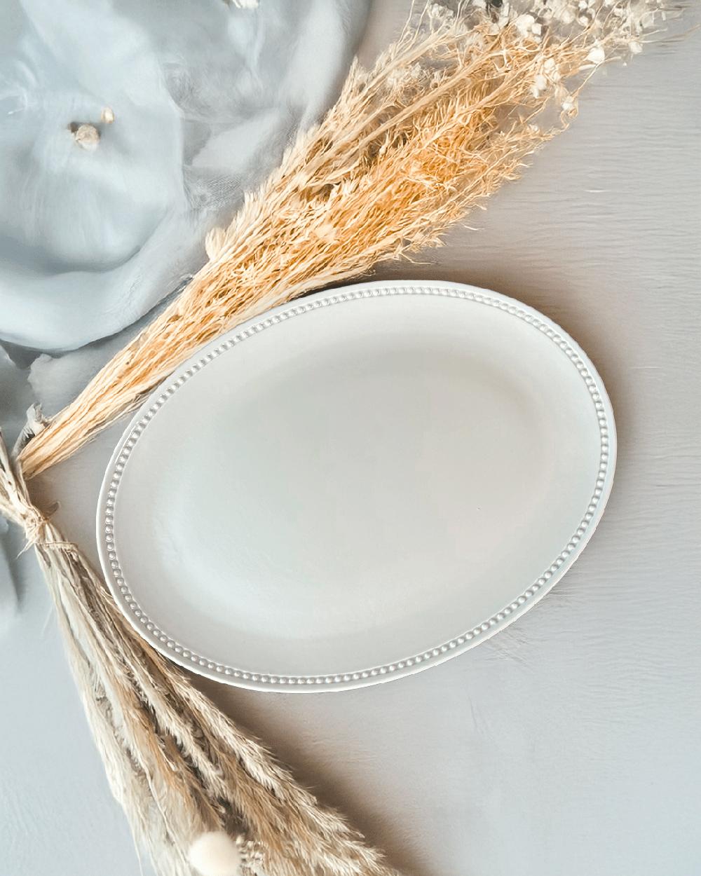 pillivuyt Plat ovale Beaded *