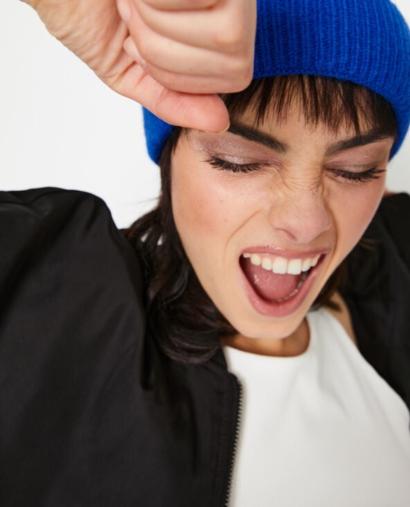 Pimkie Bombers Oversize Avec Fronces Dos Et Manches - Noir