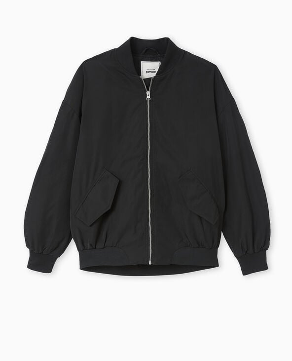 Pimkie Bombers Oversize Avec Fronces Dos Et Manches - Noir