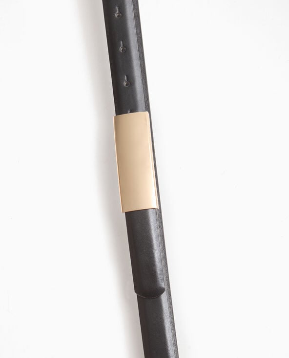 Pimkie Ceinture Fine Avec Boucle Rectangulaire - Noir