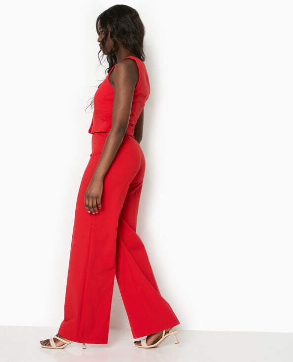 pimkie Combinaison avec effet gilet de barman - Rouge