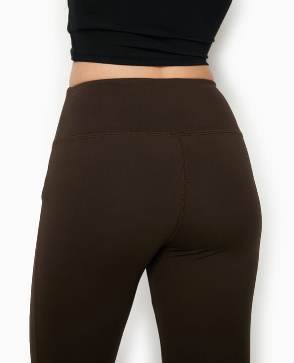 Pimkie Legging En Maille Extensible Et Sculptante - Marron