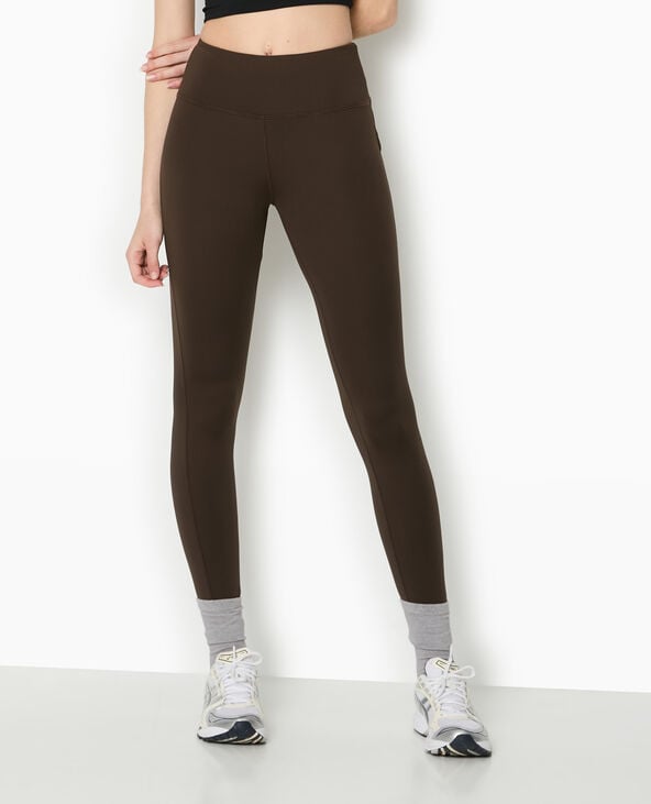 Pimkie Legging En Maille Extensible Et Sculptante - Marron