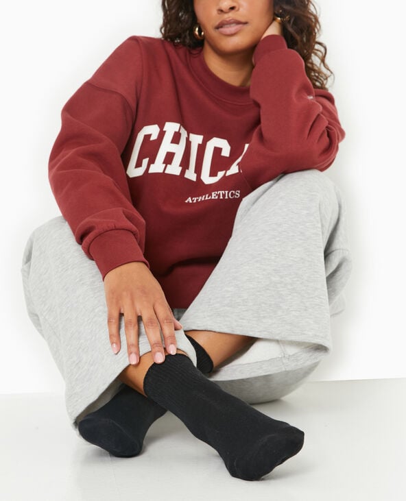 pimkie Lot de 2 paires de chaussettes avec bords ondulés - Blanc