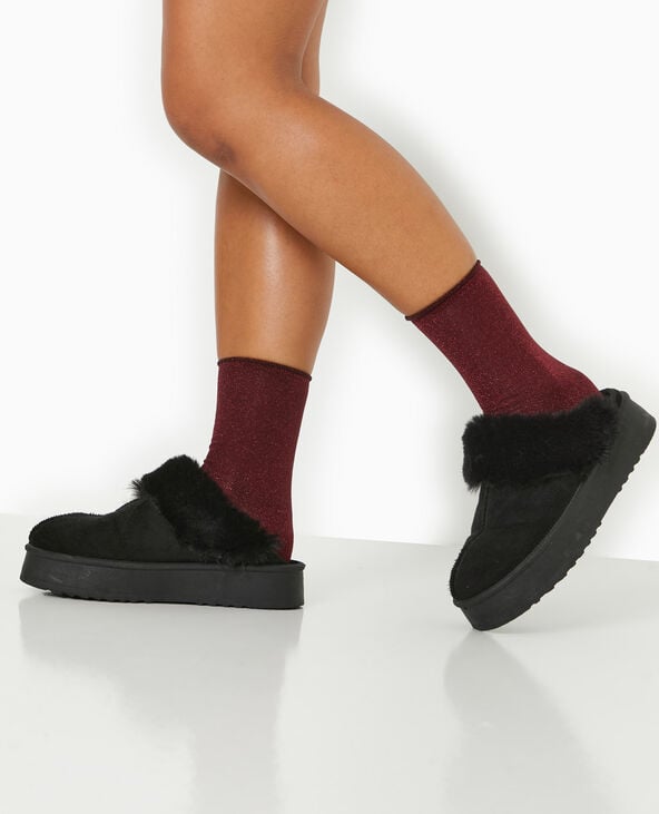 Pimkie Lot De 2 Paires De Chaussettes Avec Lurex - Noir