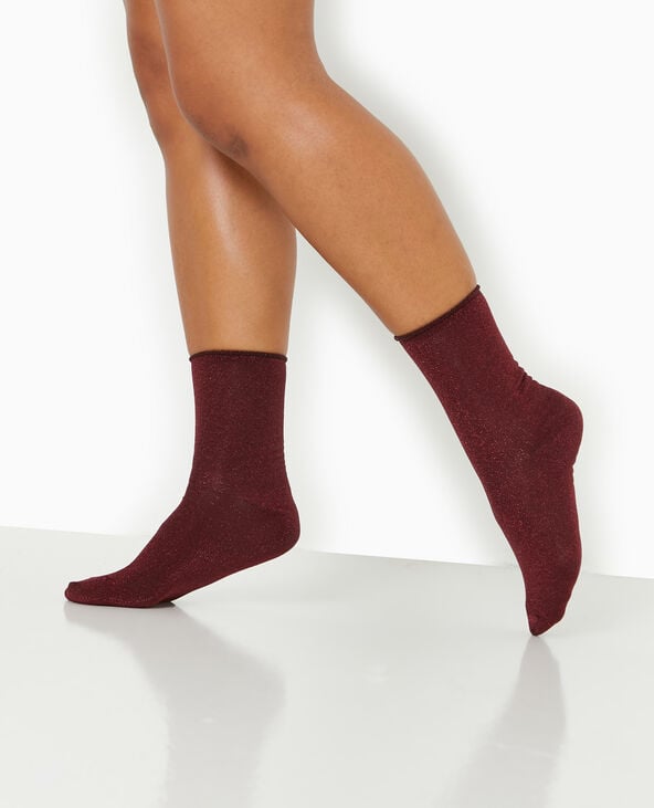 pimkie Lot de 2 paires de chaussettes avec lurex - Noir