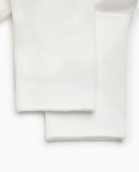 Pimkie Lot De 2 Paires De Chaussettes En Maille Côtelée - Blanc