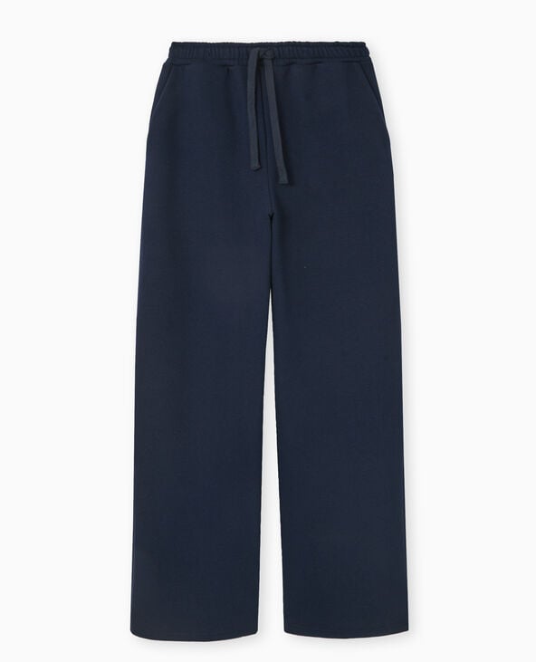 Pimkie Pantalon De Jogging Droit Et épais - Bleu Marine