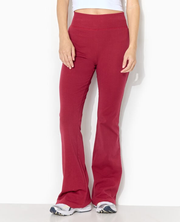 Pimkie Pantalon Flare En Maille Extensible - Bordeaux