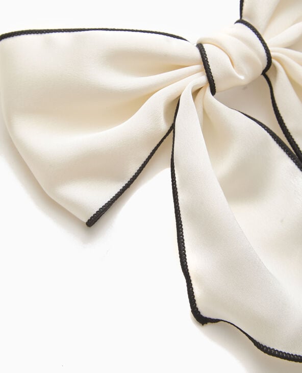 Pimkie Barrette Avec Nœud - Blanc