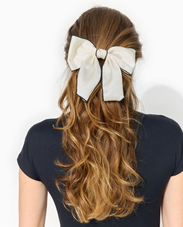 pimkie Barrette avec nœud - Blanc