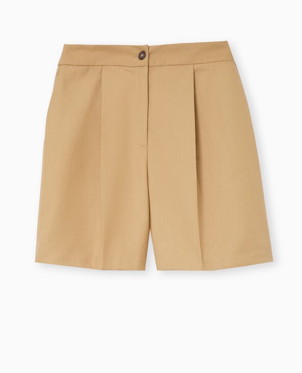 Pimkie Bermuda City Avec Pinces - Camel