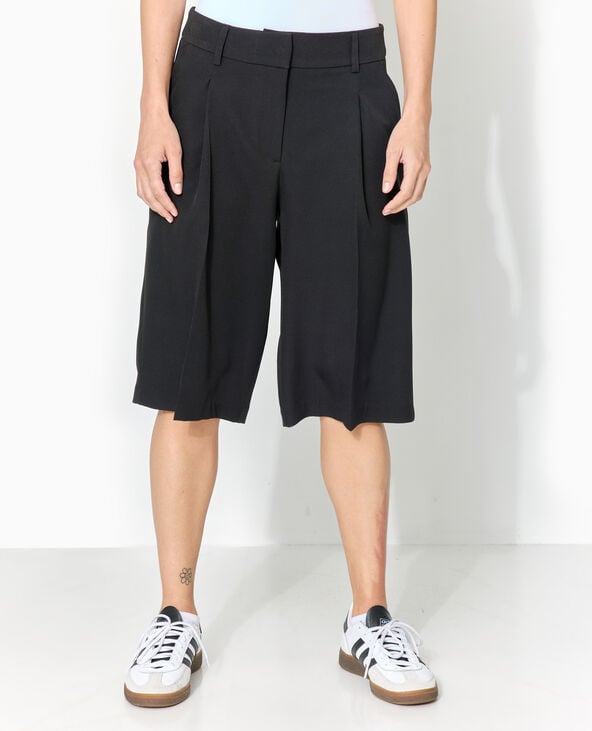 Pimkie Bermuda City Avec Pinces - Noir