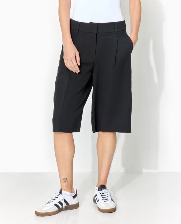 pimkie Bermuda city avec pinces - Noir