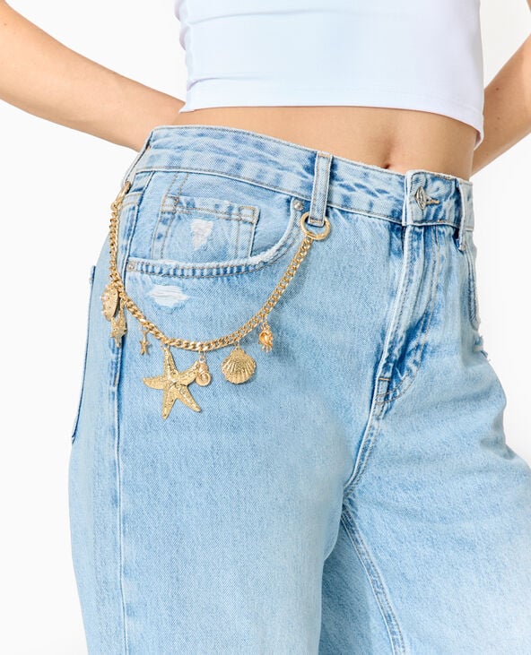 Pimkie Bijou De Sac Avec Coquillages - Doré