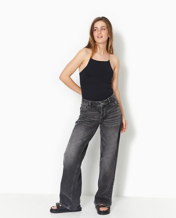 Pimkie Body Avec Bretelles Chaînettes - Noir