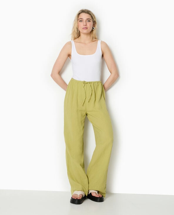 pimkie Body débardeur en maille côtelée - Blanc