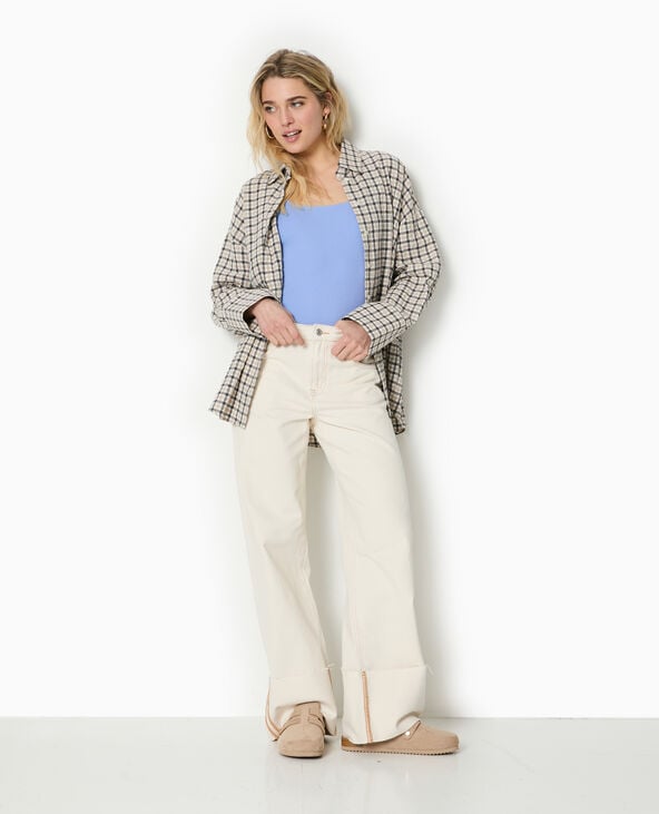 pimkie Body débardeur en maille côtelée - Bleu