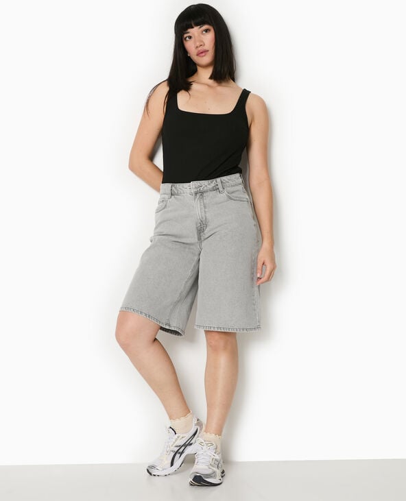 pimkie Body débardeur en maille côtelée - Noir