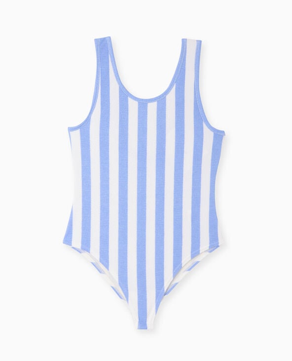 Pimkie Body Maille Reliefée Rayé - Bleu