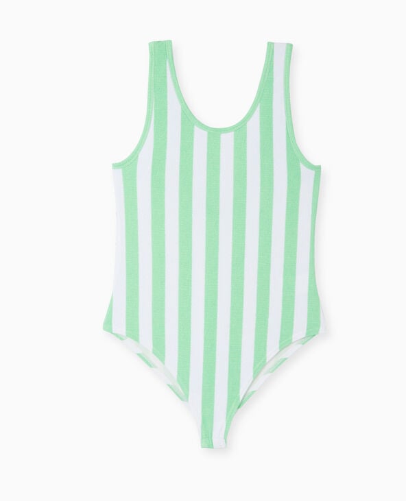 Pimkie Body Maille Reliefée Rayé - Vert Clair