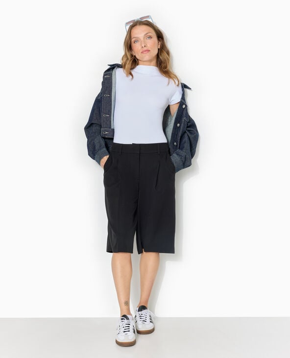 pimkie Body manches courtes col montant - Blanc