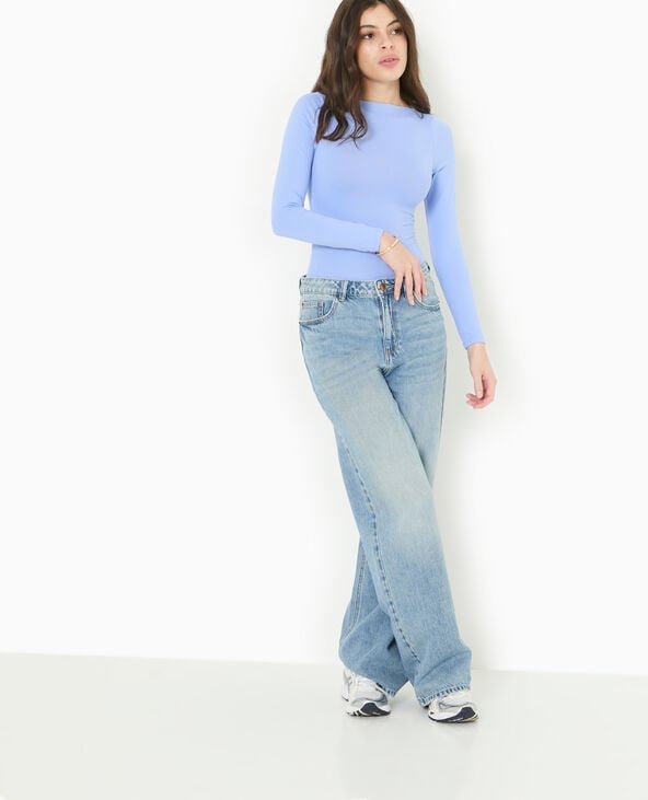 pimkie Body manches longues encolure bateau - Bleu