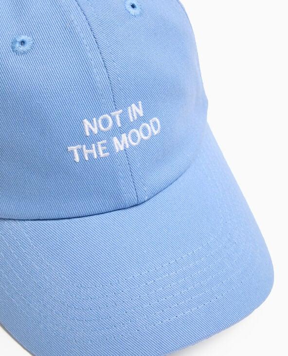 Pimkie Casquette Avec Broderie Devant - Bleu