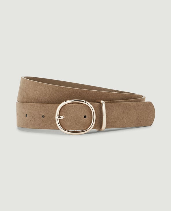 pimkie Ceinture boucle ovale - Beige