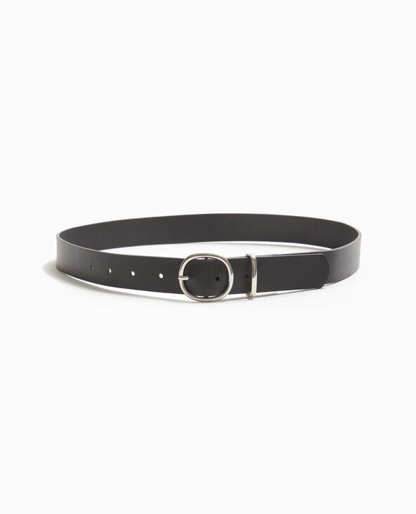 Pimkie Ceinture Boucle Ovale - Noir