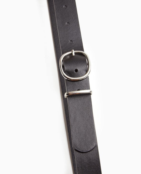 Pimkie Ceinture Boucle Ovale - Noir
