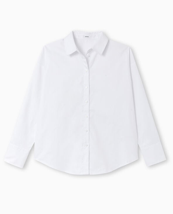 Pimkie Chemise Ample Et Droite - Blanc