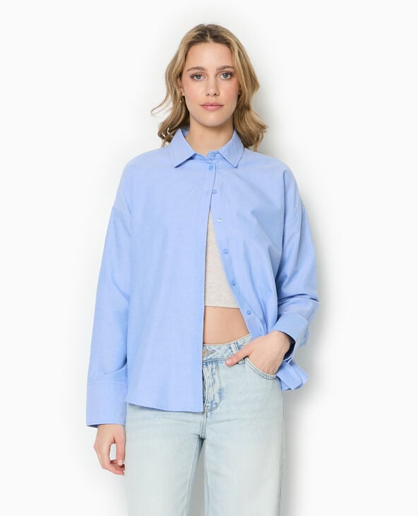 Pimkie Chemise Ample Et Droite - Bleu