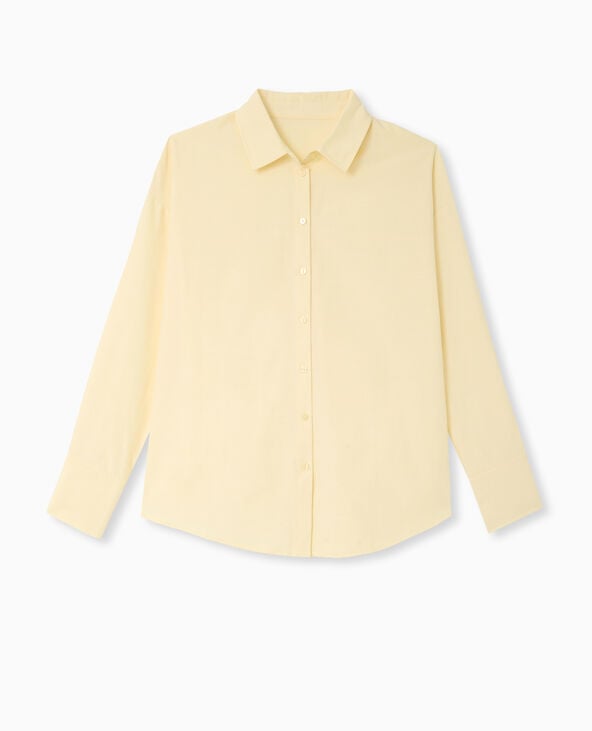 Pimkie Chemise Ample Et Droite - Jaune Pâle