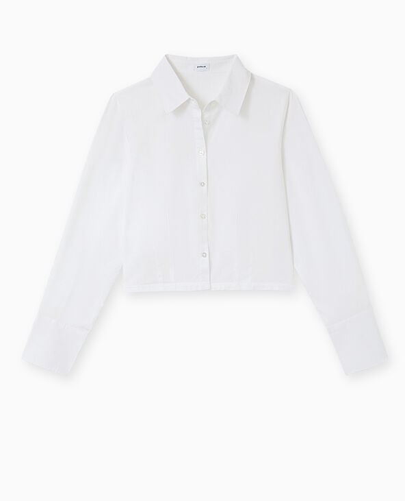 Pimkie Chemise Courte Et Resserrée - Blanc