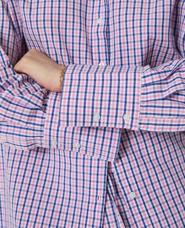 Pimkie Chemise Oversize à Carreaux - Bleu Marine