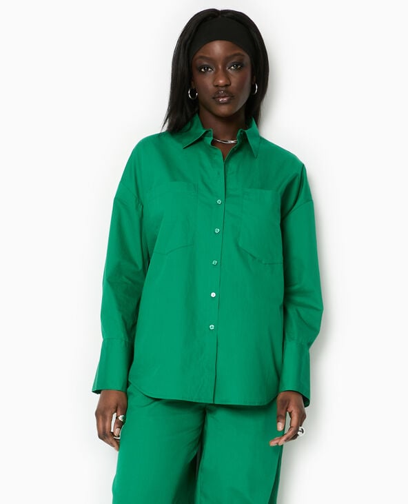 Pimkie Chemise Oversize Avec Poches - Vert