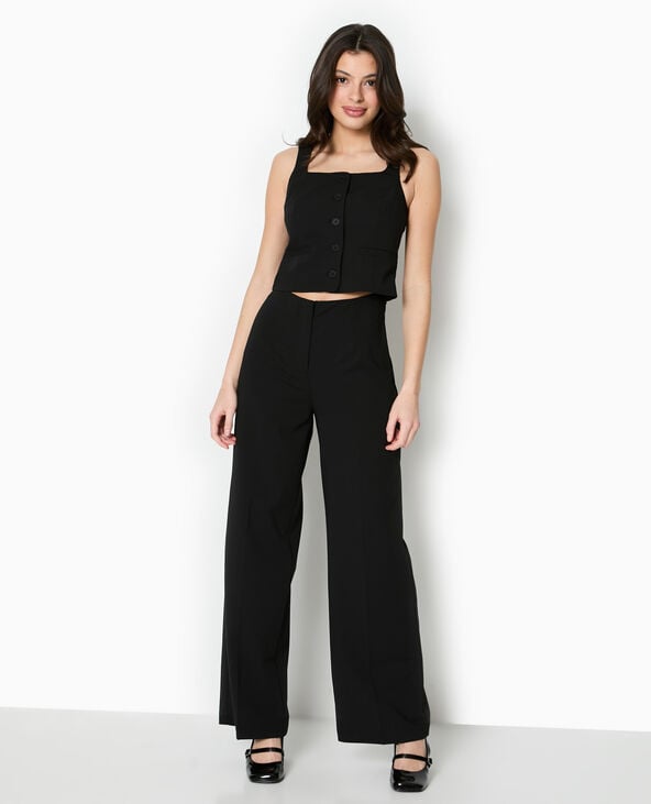 Pimkie Combinaison Avec Effet Gilet De Barman - Noir