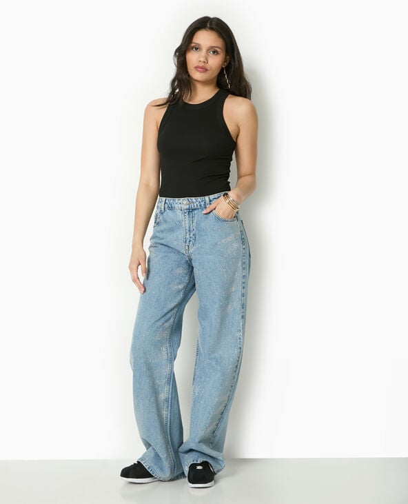 pimkie Débardeur en maille côtelée - Noir