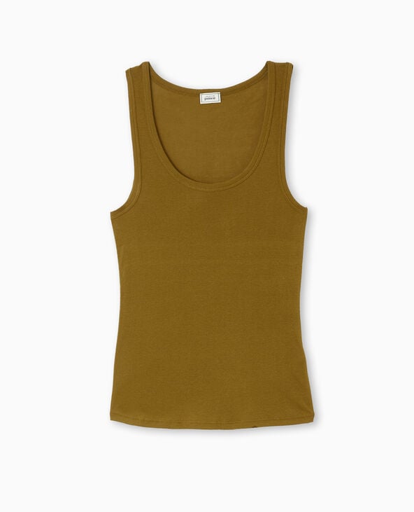 Pimkie Débardeur En Maille Légère - Vert Kaki