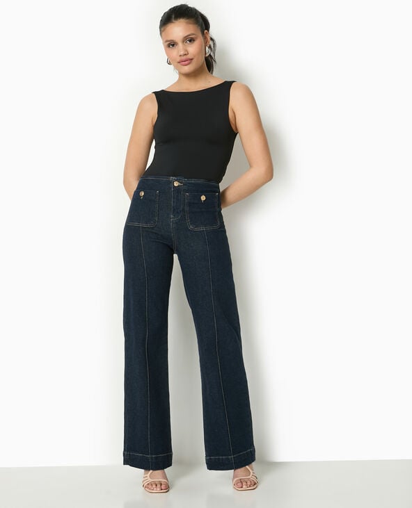 Pimkie Débardeur Encolure Bateau Dos Dégagé - Noir