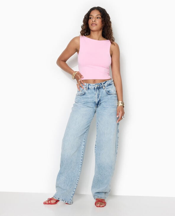 pimkie Débardeur encolure bateau dos dégagé - Rose