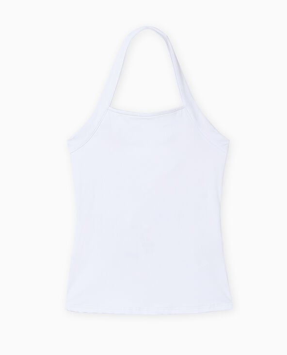 Pimkie Dos-nu En Maille Extensible - Blanc
