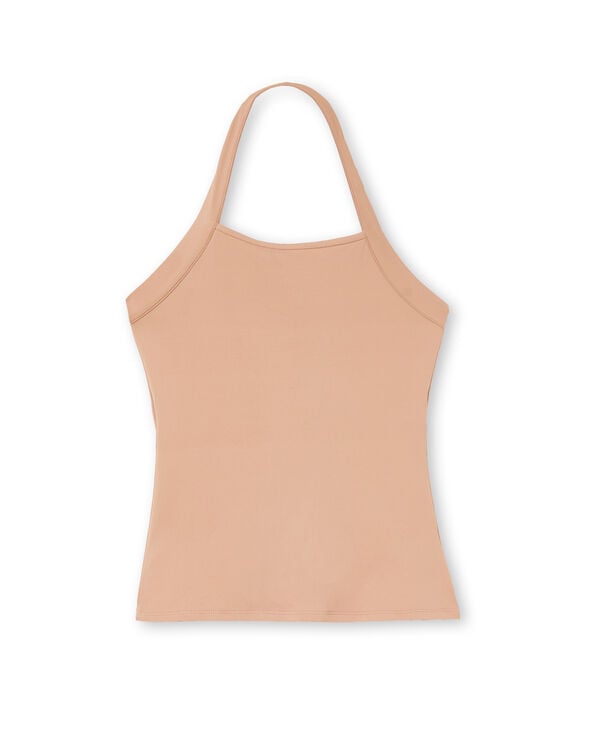 Pimkie Dos-nu En Maille Extensible - Marron