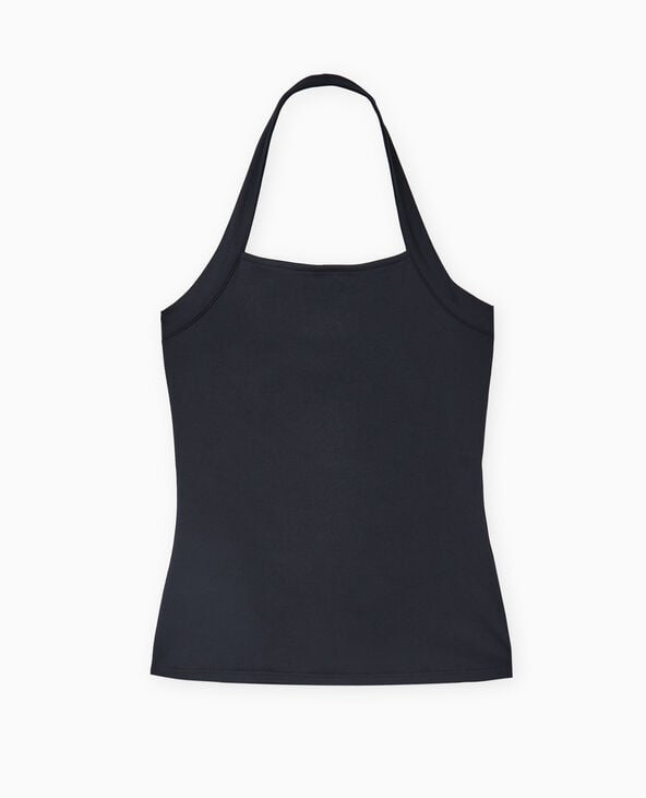 Pimkie Dos-nu En Maille Extensible - Noir