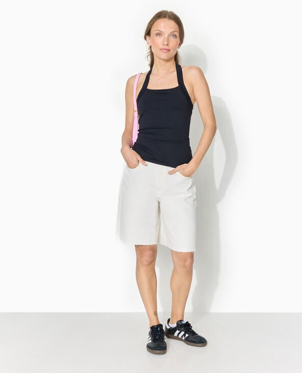 pimkie Dos-nu en maille extensible - Noir